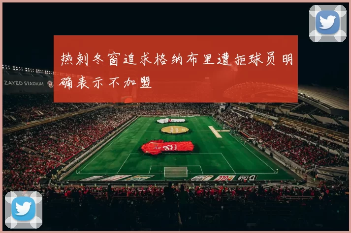 热刺冬窗追求格纳布里遭拒球员明确表示不加盟